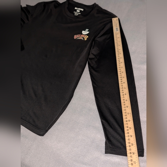 Billabong Surf Shirt Throwback Long Sleeve Mens Shirt Black Size Large L New $70 - Picture 12 of 14